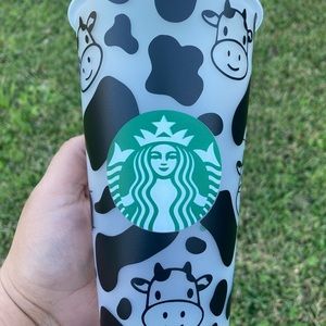 Cow Starbucks cup